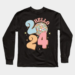 Hello 2024 Long Sleeve T-Shirt